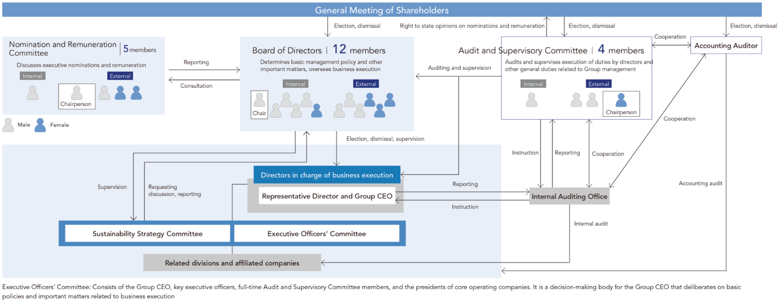 Corporate governance structure